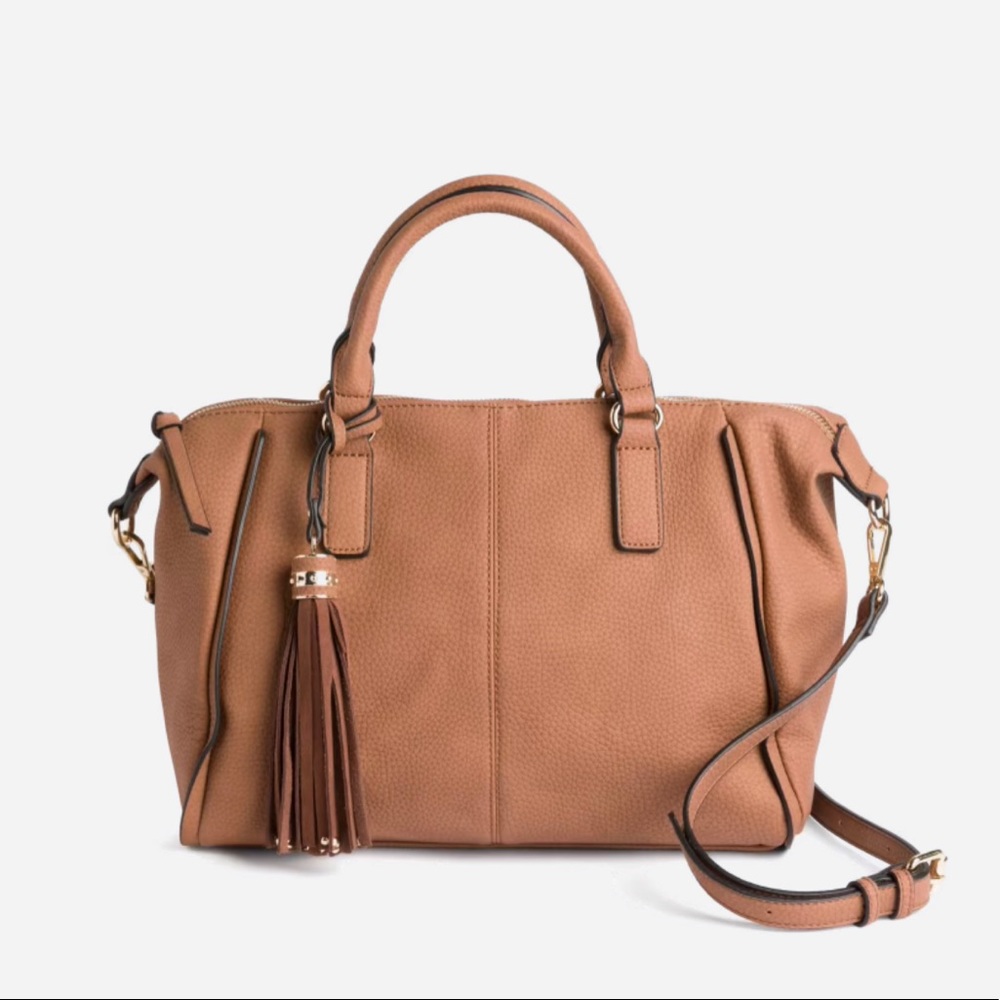 Vegan Octavia Bowie Tassel Detail Satchel